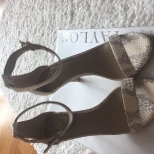 Brand new Ann Taylor ankle strap heels Never wore